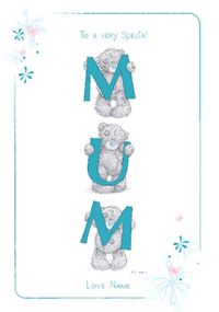 Me to You - Mum Lettering Blue