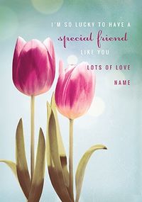 Special Friend Personalised Birthday Card