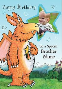 Zog - Special Brother Photo Birthday Card