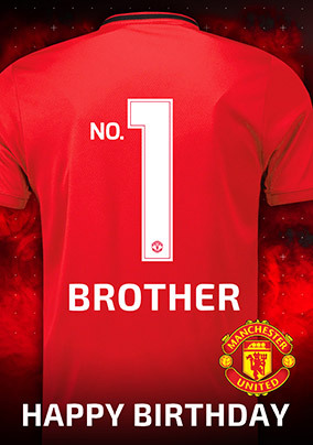 personalised man united top