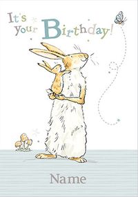 Guess How Much I Love You - It's Your Birthday Personalised Card