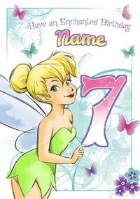 Tap to view Tinker Bell Age 7 Birthday Card