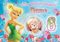 Tinker Bell Daughter Photo Age Card