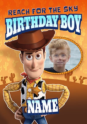 Woody Photo Birthday Card