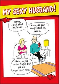 Tap to view Husband - Jog To The Fridge Personalised Card
