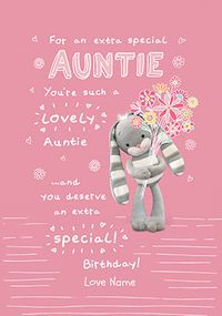 Extra Special Auntie Hun Bun Personalised Card