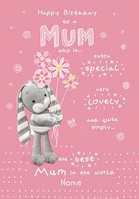 Extra Special Mum Hun Bun Personalised Card