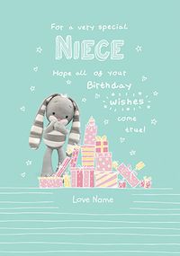 Tap to view Very Special Niece Hun Bun Personalised Card
