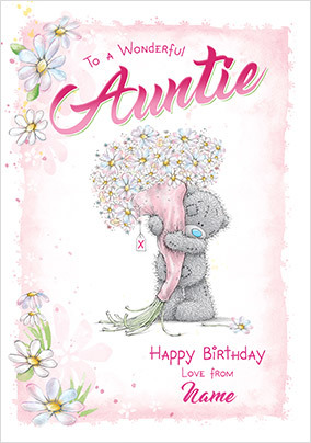Me To You Happy Birthday To A Wonderful Aunt Personalised Card Funky Pigeon Me To You Happy Birthday To A Wonderful Aunt Personalised Card Funky Pigeon