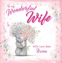 Tap to view Me To You - Wonderful Wife Personalised Card