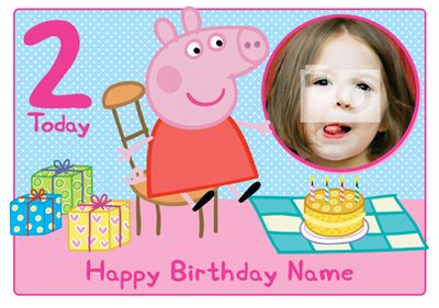 Peppa Pig - Birthday Cake Photo