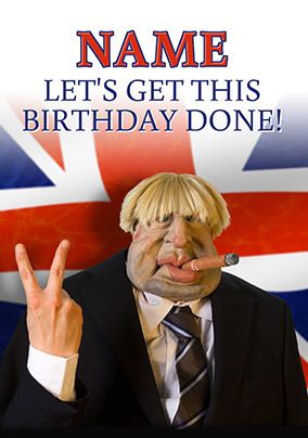 Get this Birthday Done Personalised Card