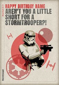 Tap to view Star Wars Stormtrooper Birthday Card