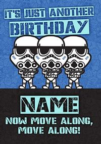Tap to view Star Wars Stormtroopers Photo Birthday Card