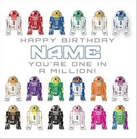 R2-D2 Repeat Birthday Card