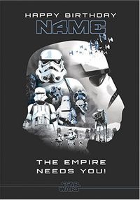 Tap to view The Empire Needs You Birthday Card
