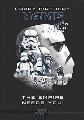 The Empire Needs You Birthday Card