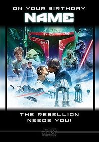 The Rebellion Needs You Birthday Card