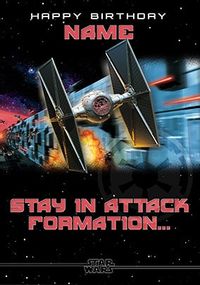 Star Wars Trench Run Birthday Card