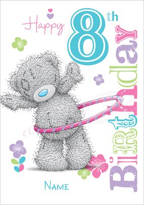 Me To You - Hula Hoop 8th Birthday Card