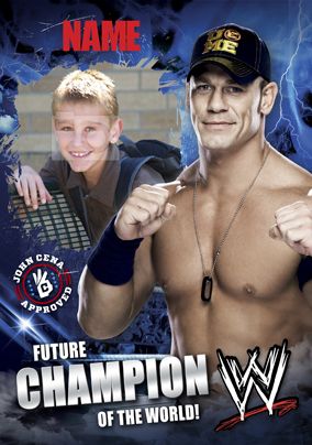 wwe future champion of the world card funky pigeon