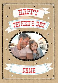 Tap to view Happy Father's Day Photo Upload Card