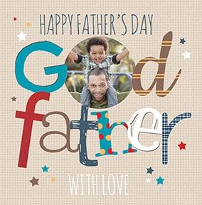 Godfather Photo Father's Day Card