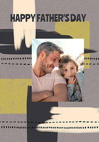Tap to view Happy Father's Day Pattern Photo Card