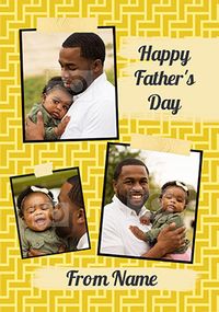 Tap to view Happy Father's Day Retro Photo Card