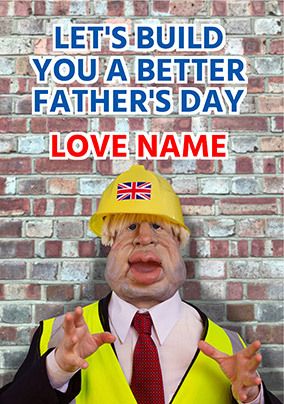 Build a Better Father's Day Personalised Card