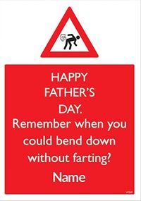 Tap to view Without Farting Personalised Father's Day Card