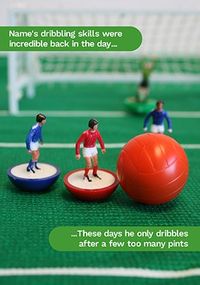 Tap to view Dribbling Skills Personalisd Card