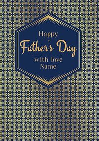 Tap to view Happy Father's Day with Love Personalised Card