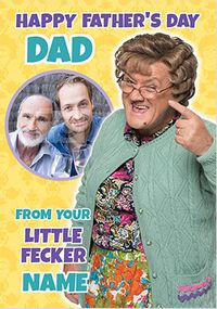 From Your Little Fecker Photo Father's Day Card