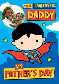 Tap to view Superman - To a Fantastic Daddy Photo Card