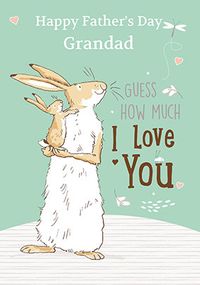 Grandad Guess How Much Father's Day Personalised Card