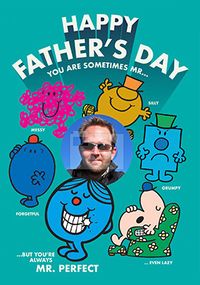Mr Men Father's Day Photo Card