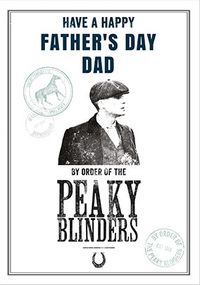 Peaky Blinders - Father's Day Personalised Card