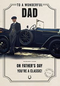 Tap to view Dad You're a Classic Personalised Father's Day Card