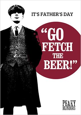 Fetch the Beer Personalised Father's Day Card