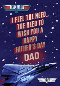 Top Gun Dad Father's Day Card