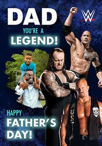 WWE - Dad You're a Legend Father's Day Photo Card