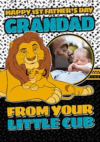 The Lion King Photo Grandad Father's Day Card