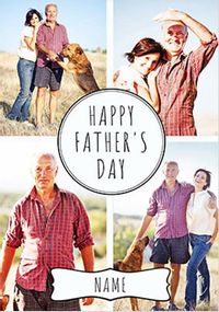 Tap to view Essentials - Father's Day Card 4 Photo Upload Portrait