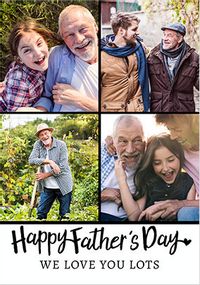 Tap to view We Love You Multi Photo Father's Day Card