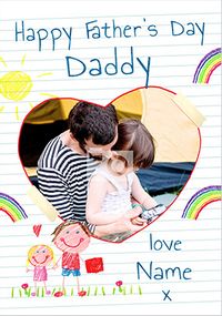 Tap to view Daddy From Daughter Father's Day Photo Card