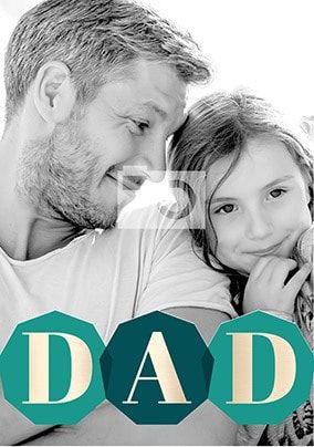 DAD Full Photo Father's Day Card