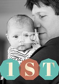 Tap to view 1st Father's Day Photo Card