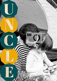 Tap to view UNCLE Full Photo Father's Day Card