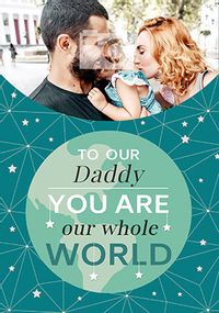 Our World Photo Father's Day Card